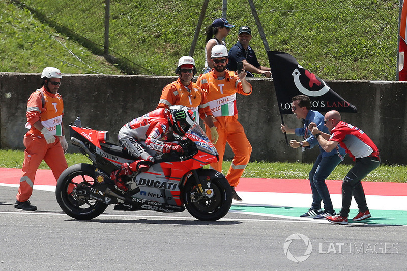 Il vincitore della gara Jorge Lorenzo, Ducati Team