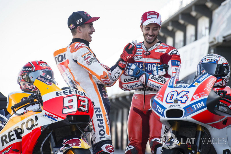 Marc Marquez, Repsol Honda Team, Andrea Dovizioso, Ducati Team