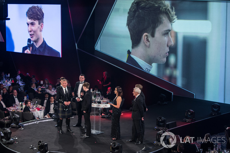 Daniel Ticktum wins the McLaren Autosport Young Driver of the Year Award