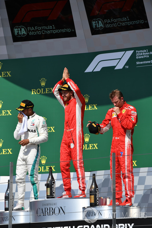 Інженер Ferrari Клаудіо Альбертіні, Льюіс Хемілтон, Mercedes-AMG F1, Себастьян Феттель, Кімі Рійкконен, Ferrari