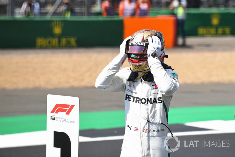 El poleman: Lewis Hamilton, Mercedes-AMG F1