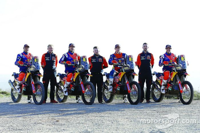 Sam Sunderland, Toby Price, Matthias Walkner, Matthias Walkner, Red Bull KTM Factory Team