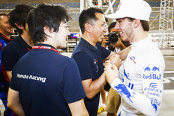 Pierre Gasly, Toro Rosso, celebra