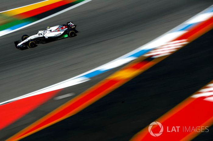Sergey Sirotkin, Williams FW41, con parafina
