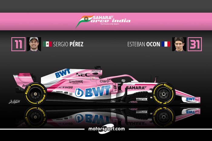Sergio Pérez 2 Esteban Ocon 7
