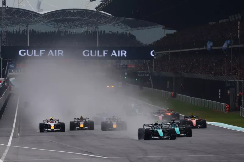 Andrea Kimi Antonelli, Mercedes, Lewis Hamilton, Ferrari, George Russell, Mercedes