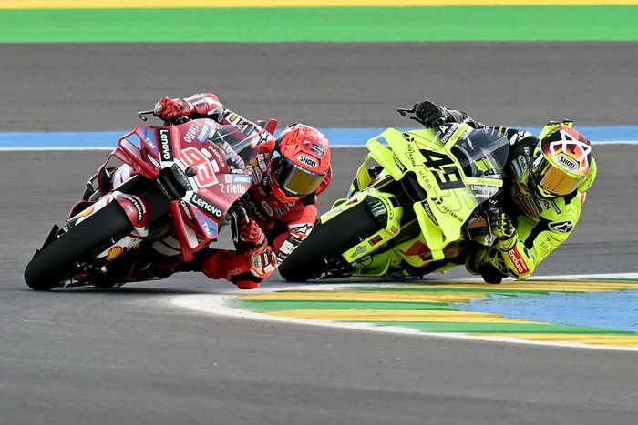 Marc Marquez, Ducati Team, Fabio Di Giannantonio, VR46 Racing Team