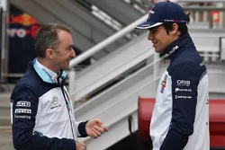 Lance Stroll, Williams and Paddy Lowe, Williams Shareholder and Technical Director