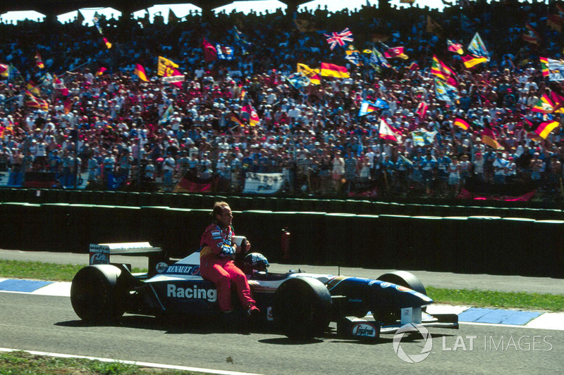 Hockenheim 1995 : David Coulthard (Williams) - Rubens Barrichello (Jordan)