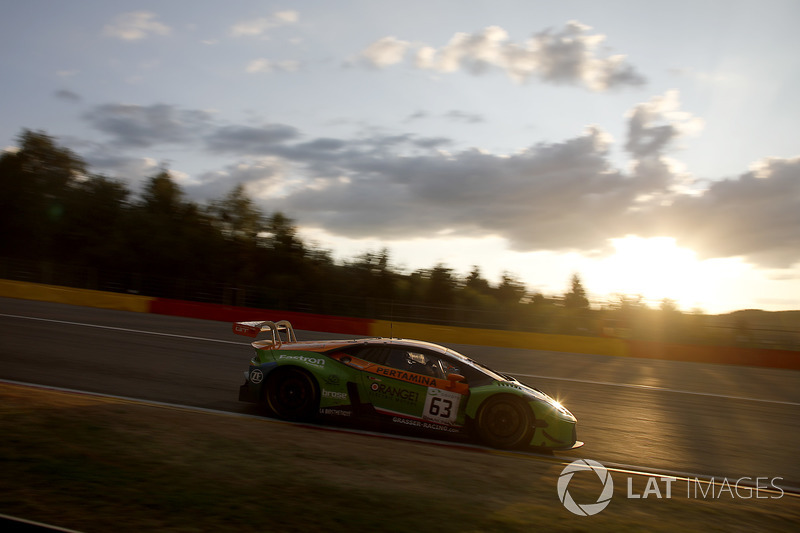 #63 GRT Grasser Racing Team Lamborghini Huracan GT3: Mirko Bortolotti, Christian Engelhart, Andrea Caldarelli