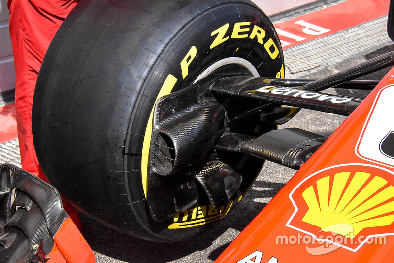 Conducto de freno del Ferrari SF71H