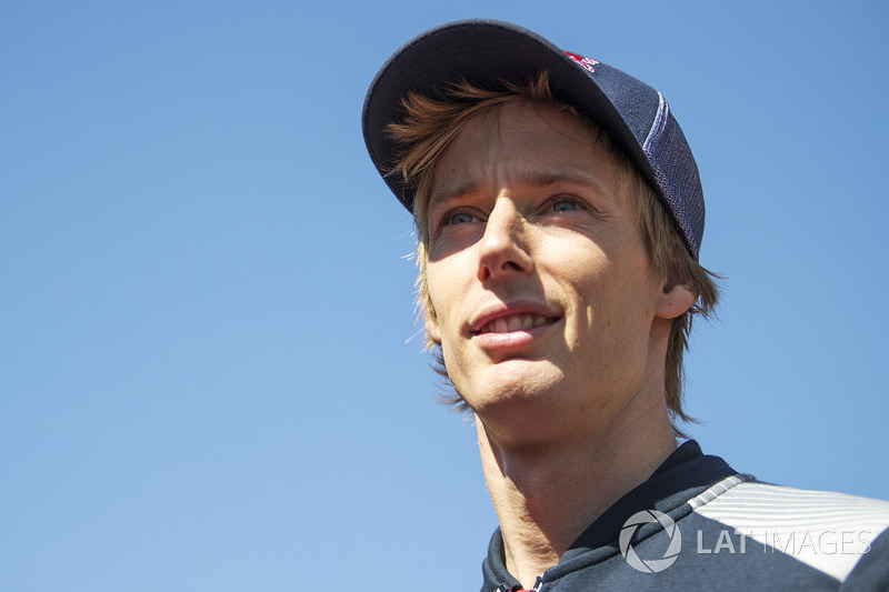 Brendon Hartley, Scuderia Toro Rosso on the drivers parade