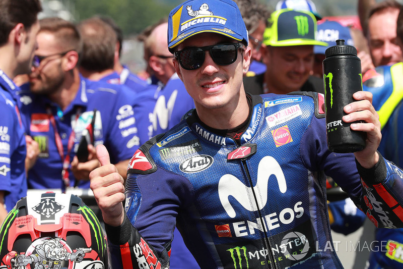 Il terzo classificato Maverick Viñales, Yamaha Factory Racing