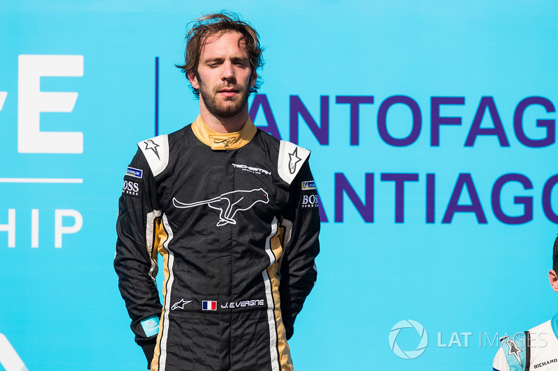 Race winner Jean-Eric Vergne, Techeetah