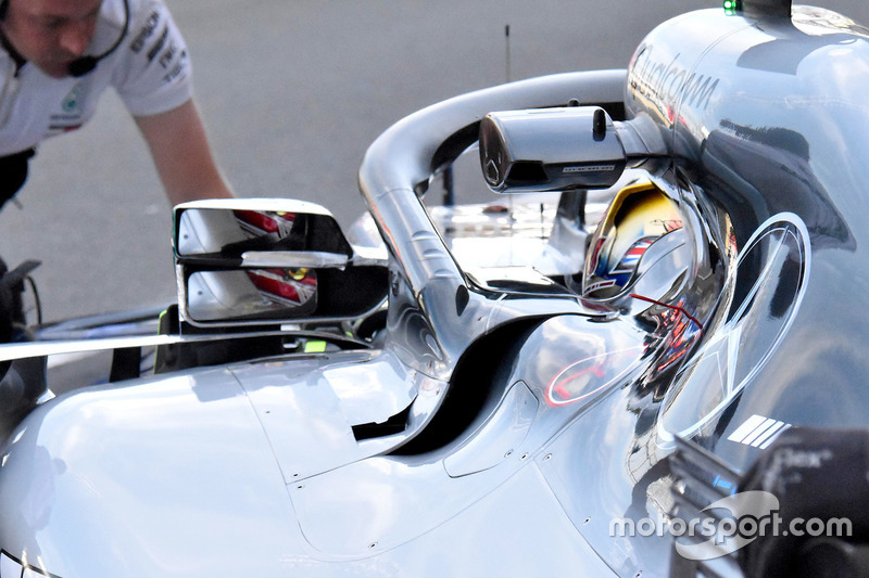 Retrovisores de Lewis Hamilton, Mercedes AMG F1 W09