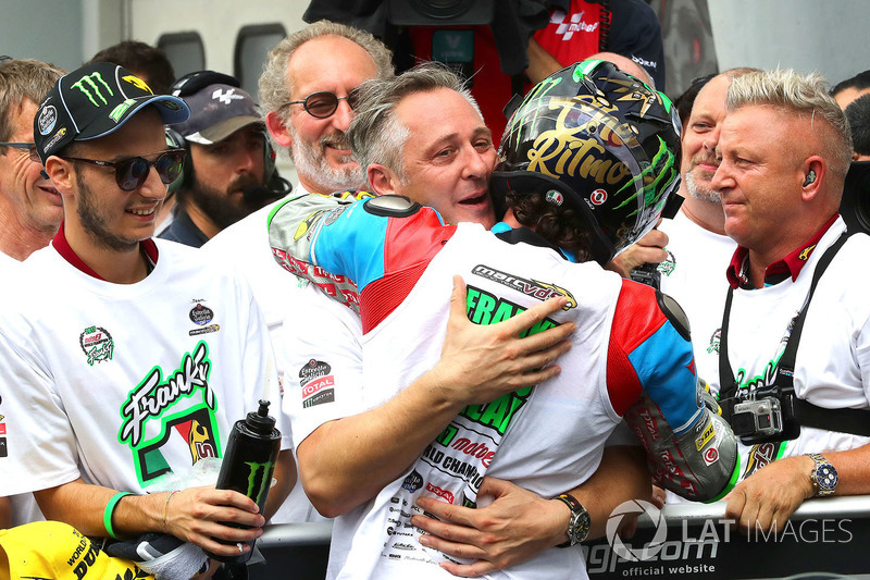 Third place and champion Franco Morbidelli, Marc VDS