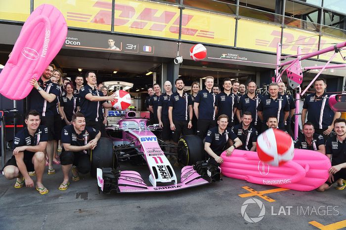 Force India announce Havaianas flip flops as a sponsor