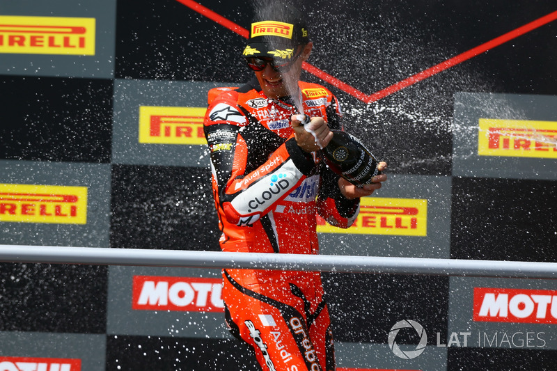 Podio: Chaz Davies, Aruba.it Racing-Ducati SBK Team