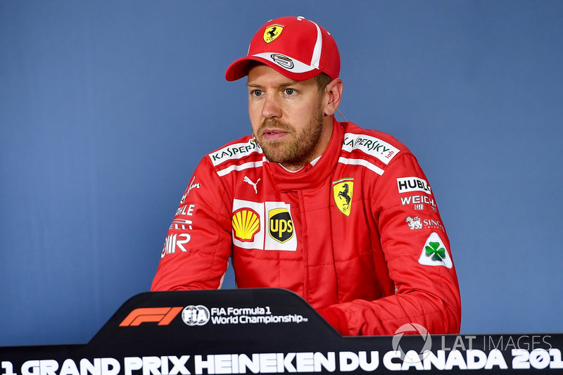 Sebastian Vettel, Ferrari in parc ferme