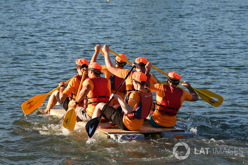 McLaren at the raft race
