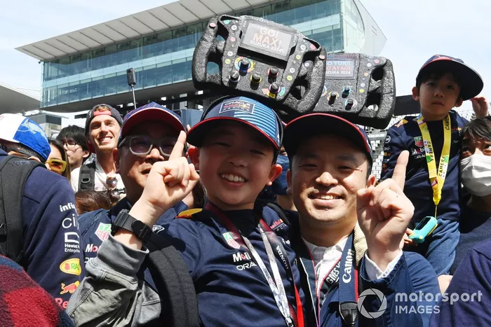 Les fans soutiennent Red Bull Racing