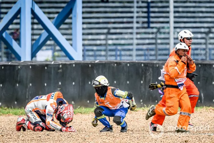 Caída de Marc Marquez, Repsol Honda Team