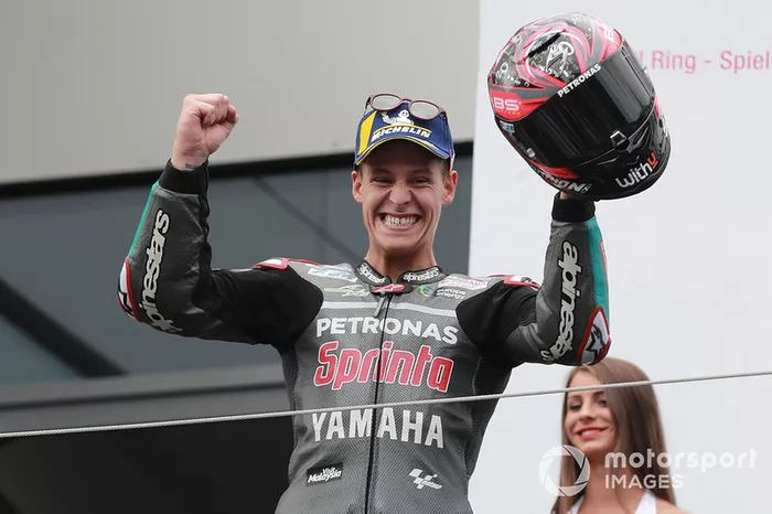 Tercer lugar Fabio Quartararo, Petronas Yamaha SRT