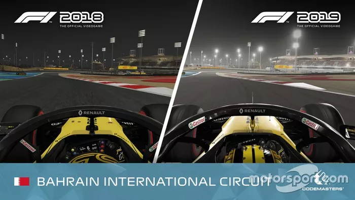 Videojuego F1 2018 vs. F1 2019