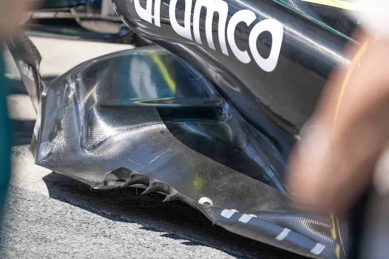 Aston Martin AMR25 technical detail
