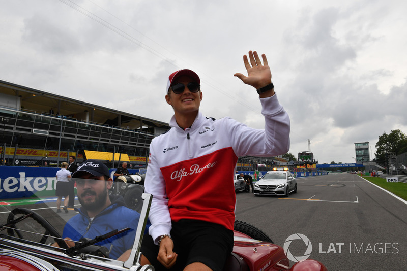 F1-es versenyzői parádé az Olasz Nagydíjról, Monzából