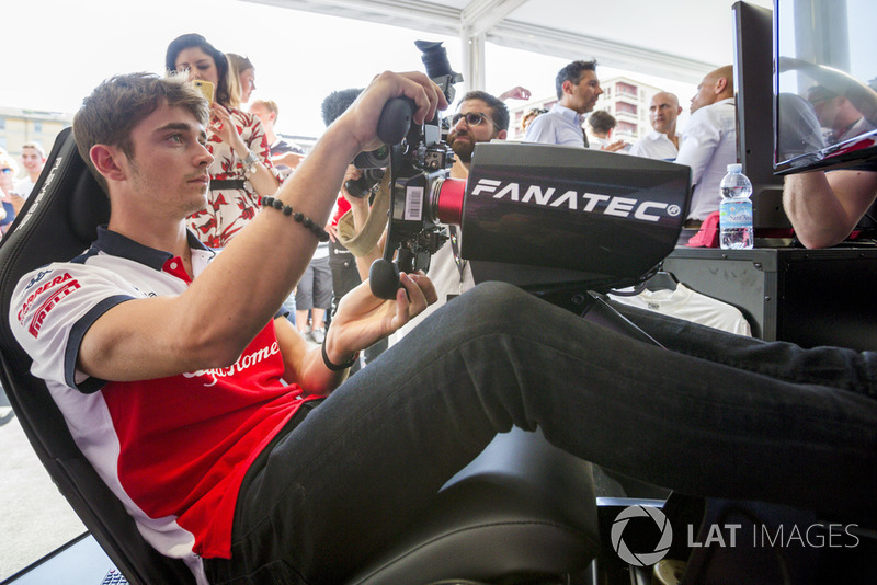 Charles Leclerc, Sauber al simulatore