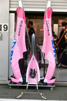 Parti della carrozzeria di una Force India VJM11