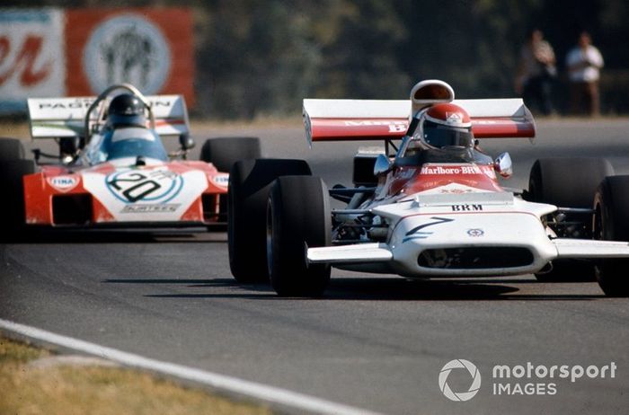 Helmut Marko, BRM P153, Andrea de Adamich, Surtees TS9B Ford