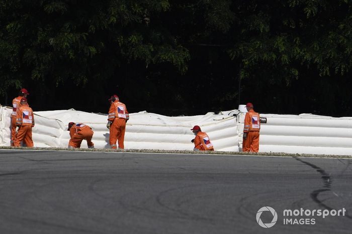 Daños después del accidente de Pecco Bagnaia