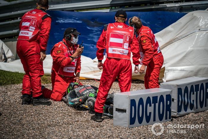 Accidente de Franco Morbidelli, Petronas Yamaha SRT
