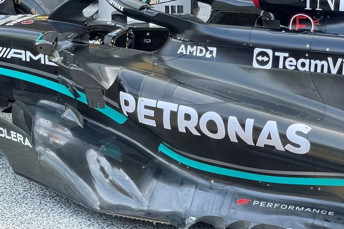 Mercedes W14 detalles técnicos