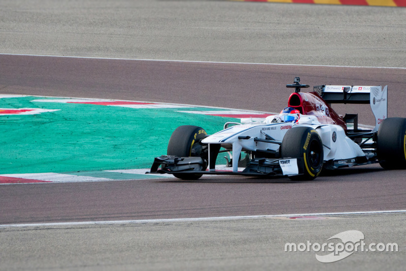 Tatiana Calderón, Formula 1 Sauber Testi