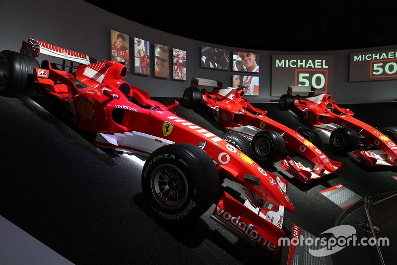 The 'Michael 50' exhibition in the Ferrari Museum in Maranello