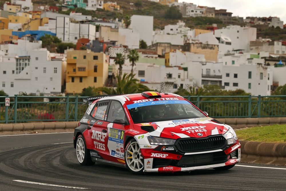 Efren Llarena, Sara Fernandez, Skoda Fabia RS Rally2
