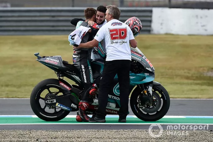Segundo clasificado Fabio Quartararo, Petronas Yamaha SRT