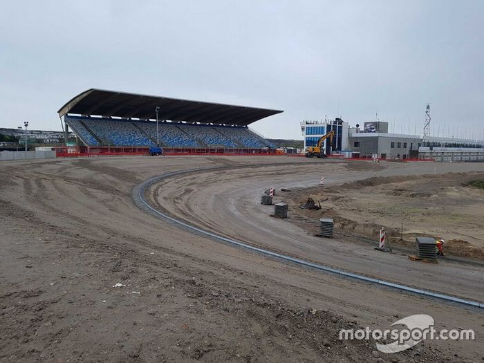 Obras en el circuito de Zandvoort