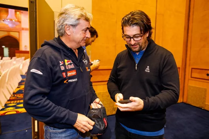 #305 JCW X-Raid Team: Carlos Sainz, David Castera, director del Rally Dakar