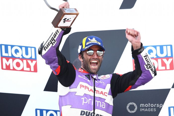 Podio: segundo lugar Johann Zarco, Pramac Racing 