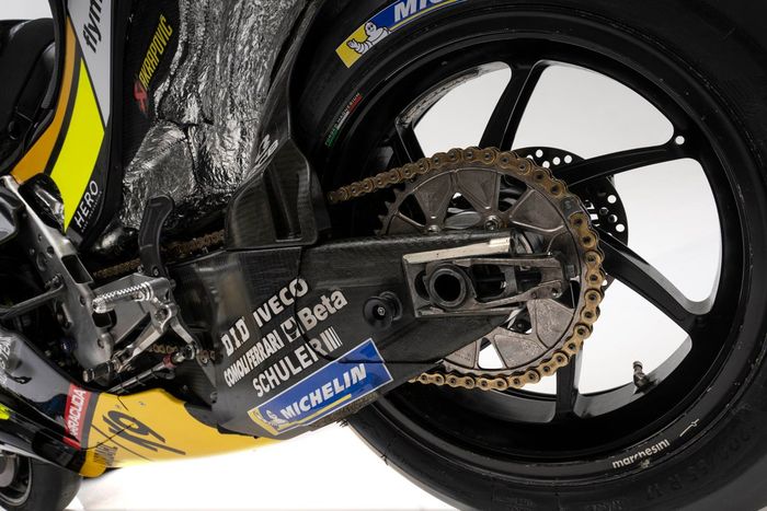 Detalle de la moto del VR46 Racing Team