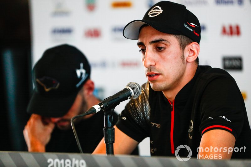 Sébastien Buemi, Nissan e.Dams in the press conference