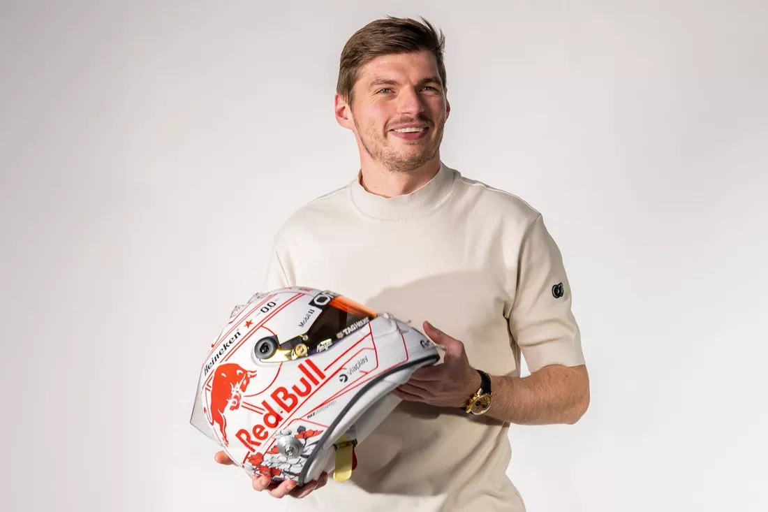 マックス・フェルスタッペン、F1日本GP特別ヘルメットデザイン F1