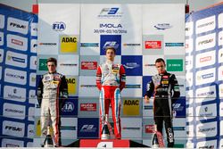 Podium de novatos: Joel Eriksson, Motopark Dallara F312  Volkswagen; Ralf Aron, Prema Powerteam Dallara F312  Mercedes-Benz; Anthoine Hubert, Van Amersfoort Racing Dallara F312  Mercedes-Benz