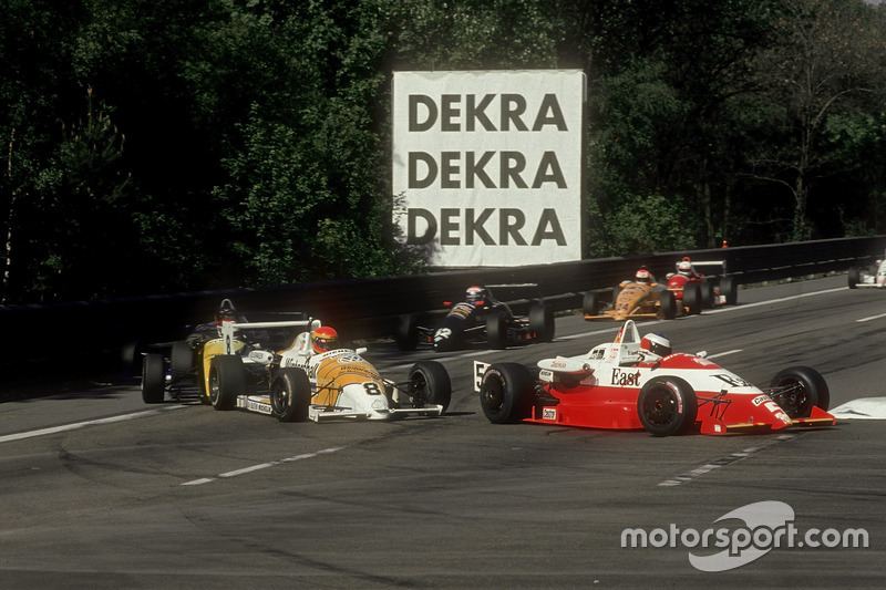 Michael Schumacher in der Deutschen Formel 3 auf der Avus 1990