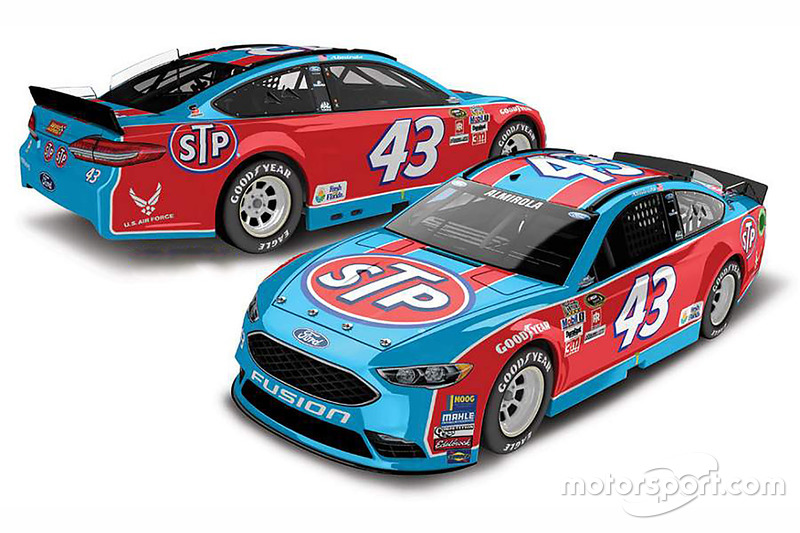 Throwback-Design von Aric Almirola, Richard Petty Motorsports, Ford