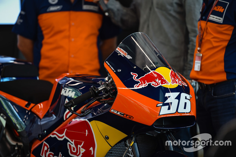 La KTM MotoGP, dettaglio